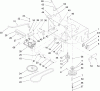 Rasenmäher für Großflächen 30531 - Toro Mid-Size ProLine Mower, Pistol Grip, Gear Drive, 15 hp, 48" Side Discharge Deck (SN: 240000001 - 240999999) (2004) Ersatzteile TRANSMISSION AND DRIVE PULLEY ASSEMBLY