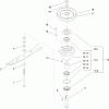 Rasenmäher für Großflächen 30672 - Toro Commercial Walk-Behind Mower, Fixed Deck, T-Bar, Gear Drive, 32" Cutting Unit (SN: 311000001 - 311999999) (2011) Ersatzteile SPINDLE AND BLADE ASSEMBLY