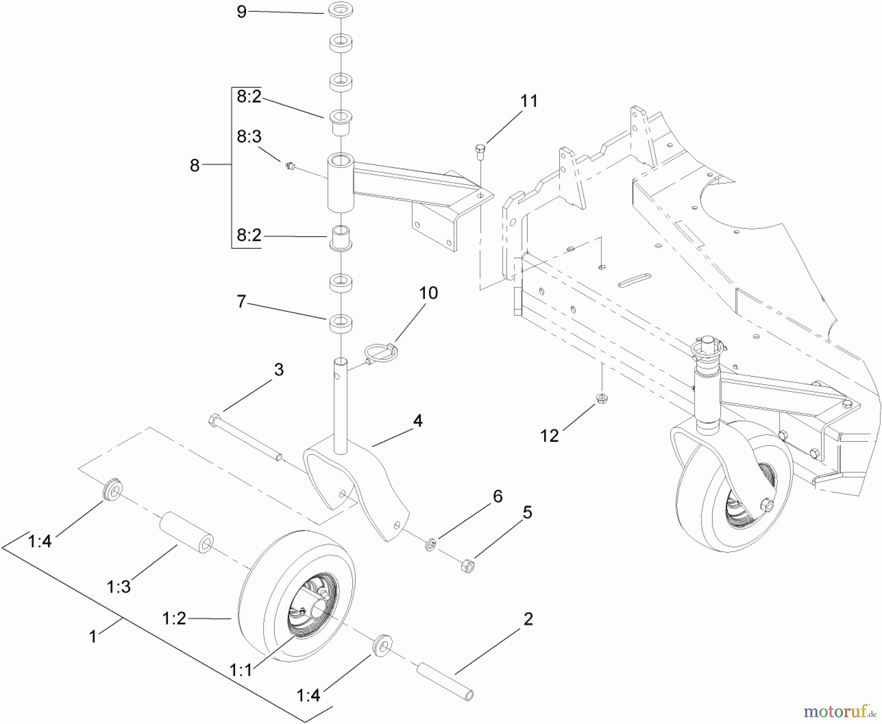  Rasenmäher für Großflächen 30694 - Toro Commercial 36