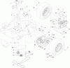 Zerto-Turn Mäher 74141 - Toro Z Master Commercial 2000 Series Riding Mower, 48" TURBO FORCE Side Discharge Deck (SN: 314000001 - 314999999) (2014) Ersatzteile HYDRO DRIVE SYSTEM ASSEMBLY