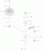 Zerto-Turn Mäher 74145 - Toro Z Master Commercial 2000 Series Riding Mower, 60" TURBO FORCE Side Discharge Deck (SN: 313000001 - 313999999) (2013) Ersatzteile HYDRO IDLER ARM ASSEMBLY