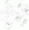 Zerto-Turn Mäher 74145 - Toro Z Master Commercial 2000 Series Riding Mower, 60" TURBO FORCE Side Discharge Deck (SN: 314000001 - 314999999) (2014) Ersatzteile HYDRO DRIVE SYSTEM ASSEMBLY