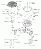 Zerto-Turn Mäher 74161 (Z147) - Toro Z Master Mower, 44" SFS Side Discharge Deck (SN: 240000001 - 240001000) (2004) Ersatzteile COOLING EQUIPMENT ASSEMBLY KAWASAKI FH500V-ES10