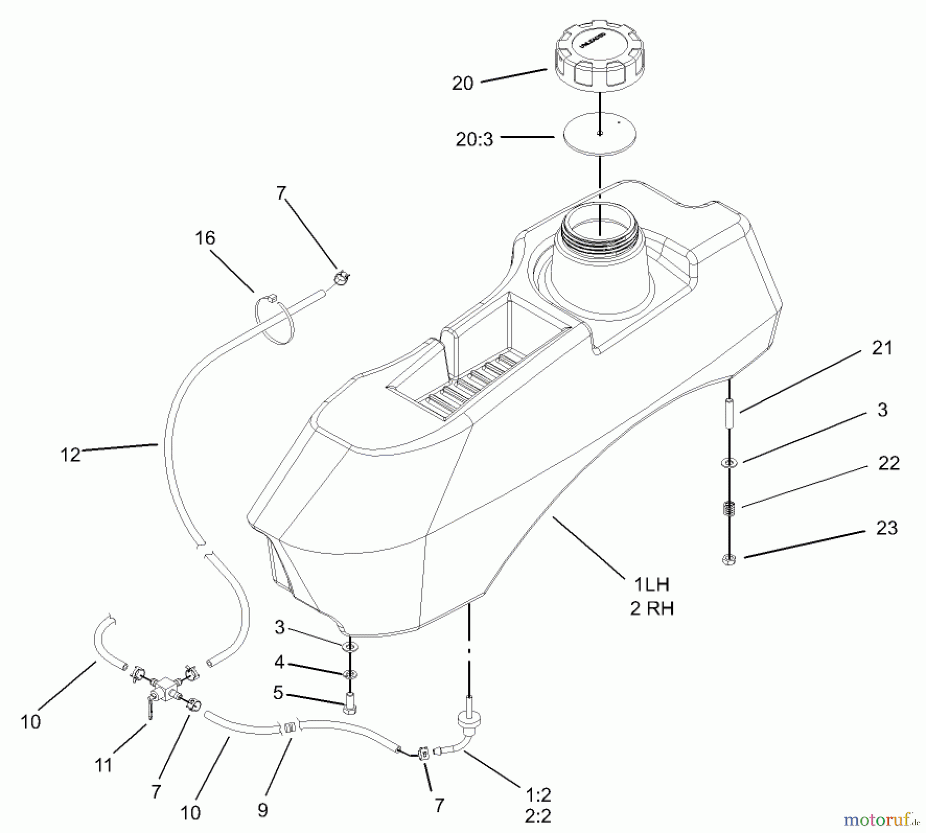  Zerto-Turn Mäher 74161 (Z147) - Toro Z Master Mower, 44