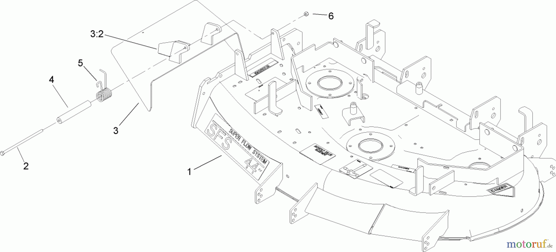  Zerto-Turn Mäher 74161 (Z147) - Toro Z Master Mower, 44