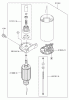 Zerto-Turn Mäher 74161TE (Z147) - Toro Z Master Mower, 112cm SFS Side Discharge Deck (SN: 240000001 - 240001000) (2004) Ersatzteile STARTER ASSEMBLY KAWASAKI FH500V-ES10