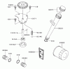 Zerto-Turn Mäher 74163 (Z149) - Toro Z Master Mower, 52" SFS Side Discharge Deck (SN: 240000001 - 240999999) (2004) Ersatzteile LUBRICATION EQUIPMENT ASSEMBLY KAWASAKI FH601V-DS06