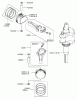Zerto-Turn Mäher 74163 (Z149) - Toro Z Master Mower, 52" SFS Side Discharge Deck (SN: 240000001 - 240999999) (2004) Ersatzteile PISTON/CRANKSHAFT ASSEMBLY KAWASAKI FH601V-DS06