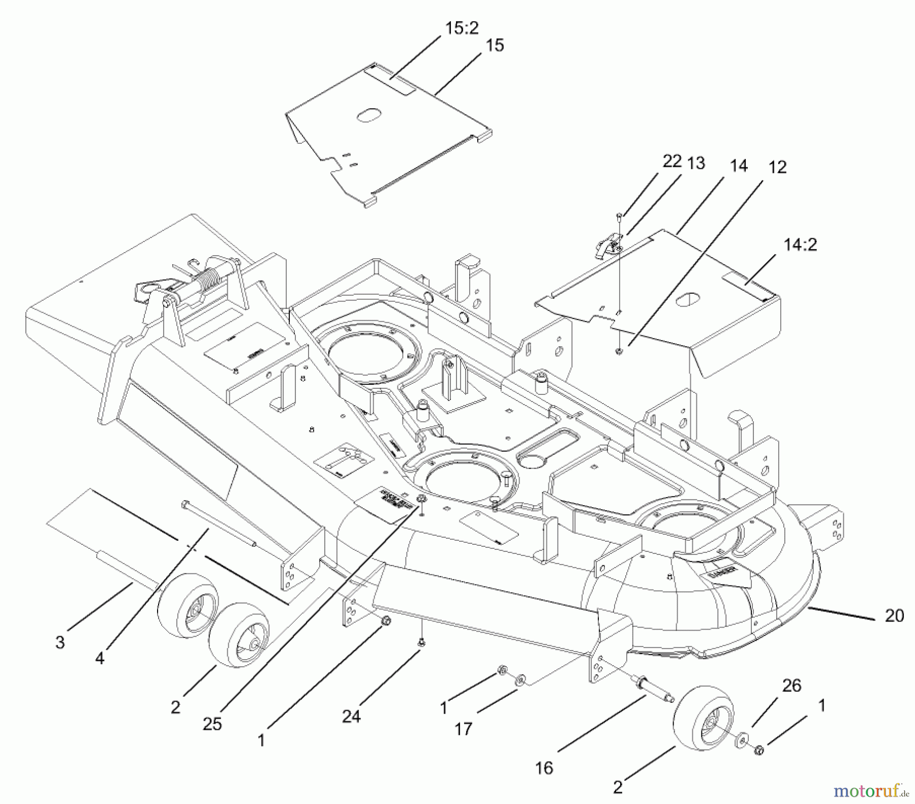  Zerto-Turn Mäher 74165 (Z150) - Toro Z Master Mower, 52