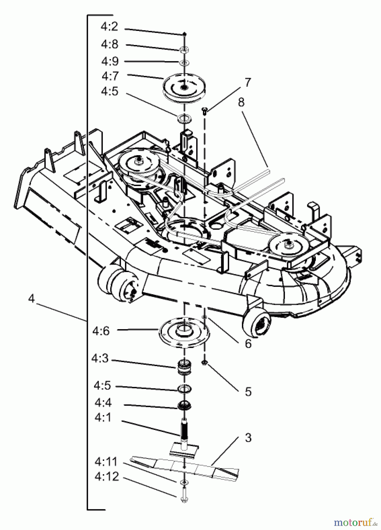  Zerto-Turn Mäher 74165 (Z150) - Toro Z Master Mower, 52