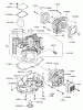 Zerto-Turn Mäher 74167 (Z153) - Toro Z Master Mower, 52" SFS Side Discharge Deck (SN: 240000001 - 240999999) (2004) Ersatzteile CYLINDER AND CRANKCASE ASSEMBLY KAWASAKI FH680V-AS21