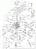 Zerto-Turn Mäher 74170 (Z147) - Toro Z Master Mower, 44" SFS Side Discharge Deck (SN: 990001 - 999999) (1999) Ersatzteile CARBURETOR ASSEMBLY KAWASAKI FH500V-AS10