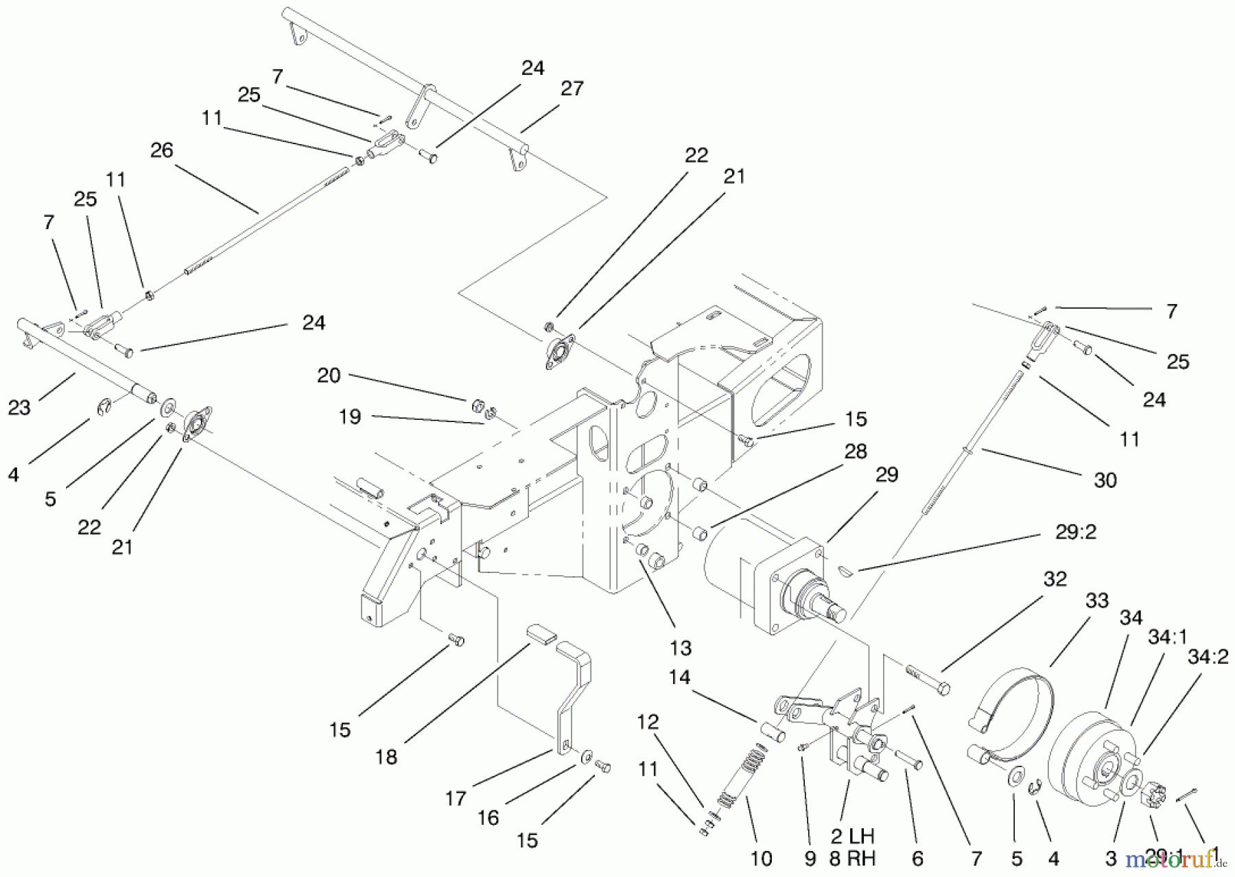  Zerto-Turn Mäher 74170 (Z147) - Toro Z Master Mower, 44