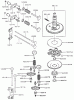 Zerto-Turn Mäher 74170 (Z147) - Toro Z Master Mower, 44" SFS Side Discharge Deck (SN: 990001 - 999999) (1999) Ersatzteile VALVE/CAMSHAFT ASSEMBLY KAWASAKI FH500V-AS10