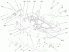 Zerto-Turn Mäher 74171 (Z150) - Toro Z Master Mower, 44" SFS Side Discharge Deck (SN: 200000001 - 200999999) (2000) Ersatzteile DECALS, DEFLECTOR, COVER AND ROLLERS ASSEMBLY