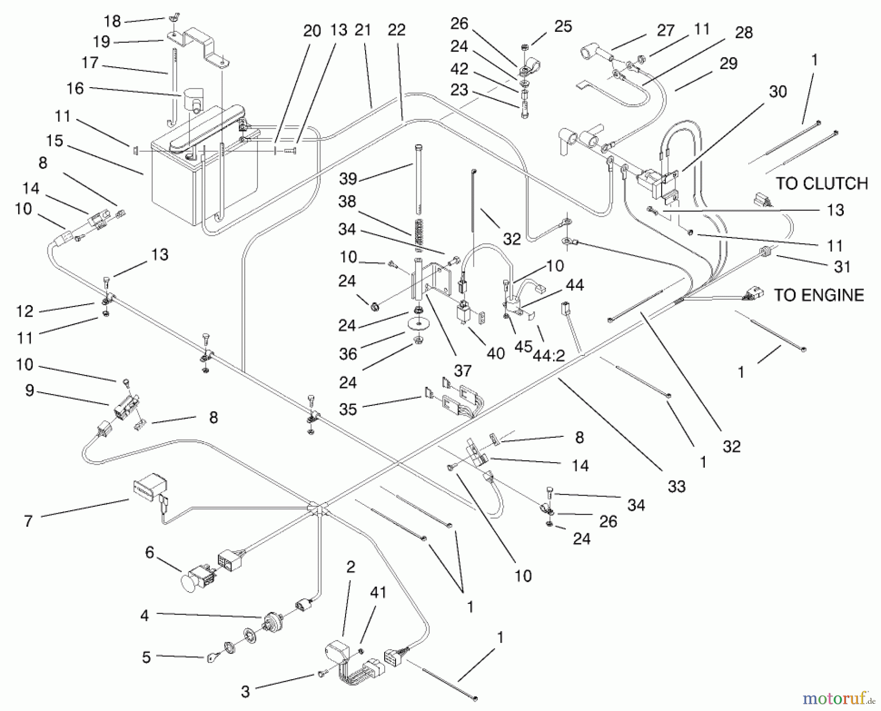  Zerto-Turn Mäher 74171 (Z150) - Toro Z Master Mower, 44