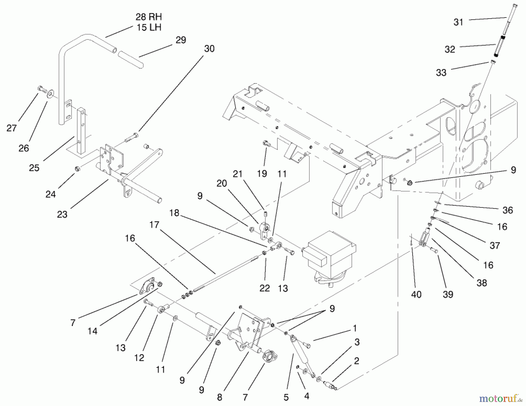  Zerto-Turn Mäher 74171 (Z150) - Toro Z Master Mower, 44