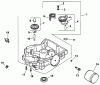 Zerto-Turn Mäher 74171 (Z150) - Toro Z Master Mower, 44" SFS Side Discharge Deck (SN: 990001 - 999999) (1999) Ersatzteile GROUP 3 OIL PAN/LUBRICATION ASSEMBLY