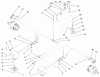 Zerto-Turn Mäher 74171 (Z150) - Toro Z Master Mower, 44" SFS Side Discharge Deck (SN: 990001 - 999999) (1999) Ersatzteile HYDRAULIC SYSTEM ASSEMBLY