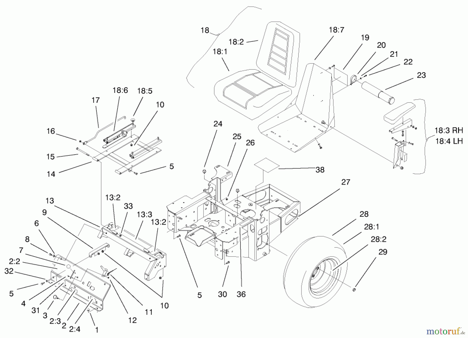  Zerto-Turn Mäher 74172 (Z150) - Toro Z Master Mower, 52