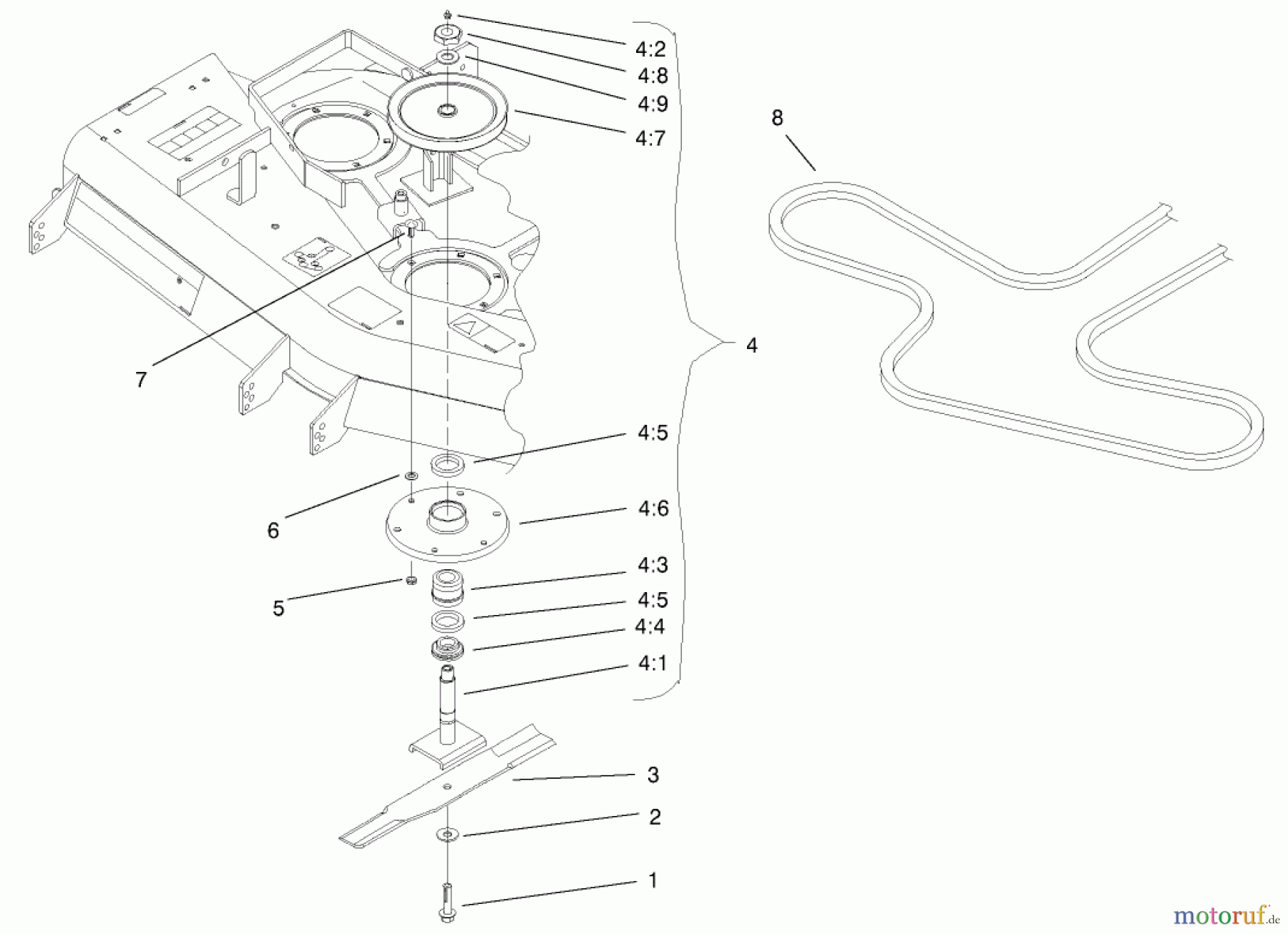  Zerto-Turn Mäher 74174 (Z153) - Toro Z Master Mower, 52