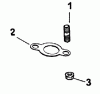 Zerto-Turn Mäher 74174 (Z153) - Toro Z Master Mower, 52" SFS Side Discharge Deck (SN: 200000001 - 200999999) (2000) Ersatzteile GROUP 11 EXHAUST ASSEMBLY