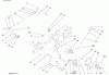 Zerto-Turn Mäher 74174 (Z153) - Toro Z Master Mower, 52" SFS Side Discharge Deck (SN: 200000001 - 200999999) (2000) Ersatzteile PARKING BRAKE SYSTEM ASSEMBLY