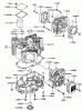 Zerto-Turn Mäher 74175 (Z153) - Toro Z Master Mower, 52" SFS Side Discharge Deck (SN: 200000001 - 200999999) (2000) Ersatzteile CYLINDER/CRANKCASE ASSEMBLY KAWASAKI FH680V-AS10