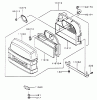 Zerto-Turn Mäher 74176 (Z147) - Toro Z Master Mower, 44" SFS Side Discharge Deck (SN: 220000001 - 220000262) (2002) Ersatzteile AIR-FILTER/MUFFLER ASSEMBLY KAWASAKI FH500V-ES10