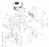 Zerto-Turn Mäher 74176 (Z147) - Toro Z Master Mower, 44" SFS Side Discharge Deck (SN: 220000001 - 220000262) (2002) Ersatzteile ENGINE AND CLUTCH ASSEMBLY