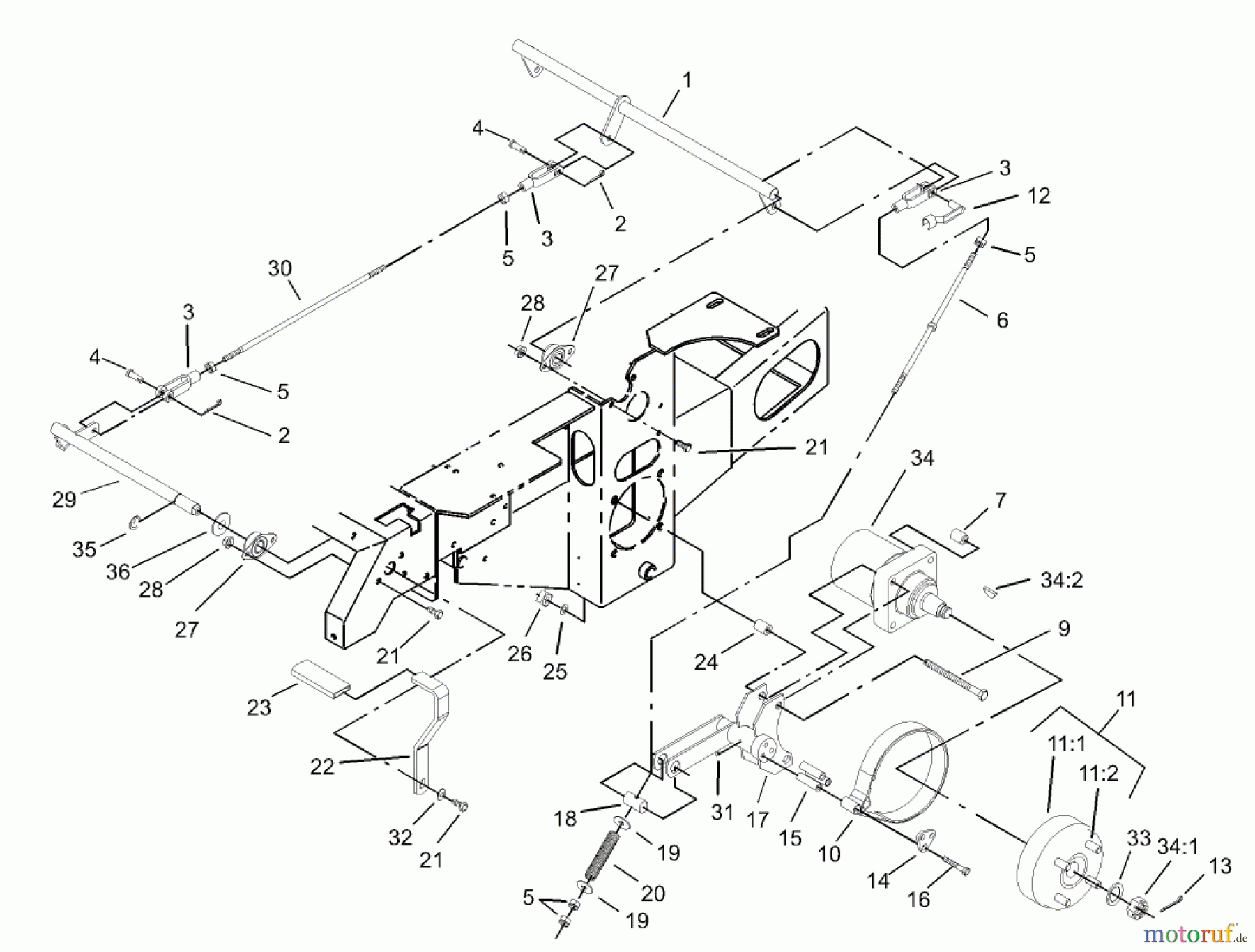  Zerto-Turn Mäher 74176 (Z147) - Toro Z Master Mower, 44