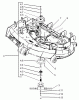 Zerto-Turn Mäher 74176 (Z147) - Toro Z Master Mower, 44" SFS Side Discharge Deck (SN: 230007001 - 230999999) (2003) Ersatzteile DECK SPINDLE ASSEMBLY