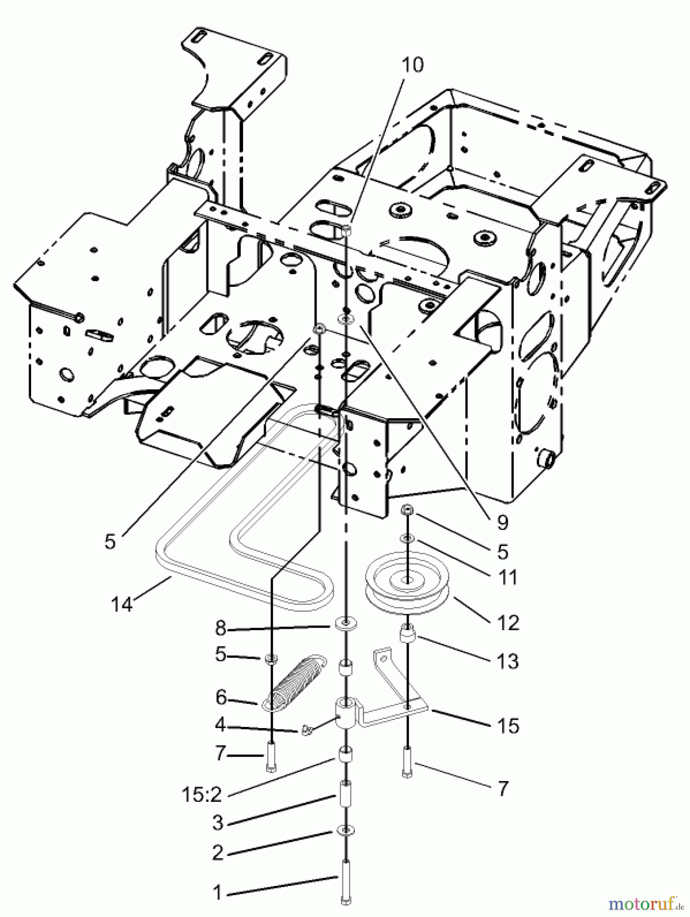  Zerto-Turn Mäher 74176 (Z147) - Toro Z Master Mower, 44