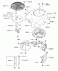 Zerto-Turn Mäher 74176TE (Z147) - Toro Z Master Mower, 112cm SFS Side Discharge Deck (SN: 230000001 - 230006000) (2003) Ersatzteile COOLING EQUIPMENT ASSEMBLY KAWASAKI FH500V-ES10