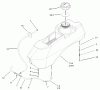 Zerto-Turn Mäher 74176TE (Z147) - Toro Z Master Mower, 112cm SFS Side Discharge Deck (SN: 230000001 - 230006000) (2003) Ersatzteile FUEL SYSTEM ASSEMBLY