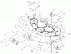 Zerto-Turn Mäher 74176TE (Z147) - Toro Z Master Mower, 112cm SFS Side Discharge Deck (SN: 230006001 - 230007000) (2003) Ersatzteile DECK AND WHEEL GAGE ASSEMBLY
