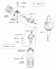 Zerto-Turn Mäher 74176TE (Z147) - Toro Z Master Mower, 112cm SFS Side Discharge Deck (SN: 230006001 - 230007000) (2003) Ersatzteile PISTON/CRANKSHAFT ASSEMBLY KAWASAKI FH500V-ES10