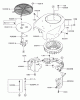 Zerto-Turn Mäher 74176TE (Z147) - Toro Z Master Mower, 112cm SFS Side Discharge Deck (SN: 230007001 - 230999999) (2003) Ersatzteile COOLING EQUIPMENT ASSEMBLY KAWASAKI FH500V-ES10