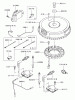 Zerto-Turn Mäher 74176TE (Z147) - Toro Z Master Mower, 112cm SFS Side Discharge Deck (SN: 230007001 - 230999999) (2003) Ersatzteile ELECTRIC EQUIPMENT ASSEMBLY KAWASAKI FH500V-ES10