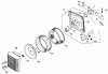 Zerto-Turn Mäher 74177 (Z150) - Toro Z Master Mower, 44" SFS Side Discharge Deck (SN: 210000001 - 210999999) (2001) Ersatzteile AIR INTAKE ASSEMBLY