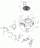 Zerto-Turn Mäher 74177 (Z150) - Toro Z Master Mower, 44" SFS Side Discharge Deck (SN: 210000001 - 210999999) (2001) Ersatzteile BLOWER HOUSING & BAFFLES ASSEMBLY