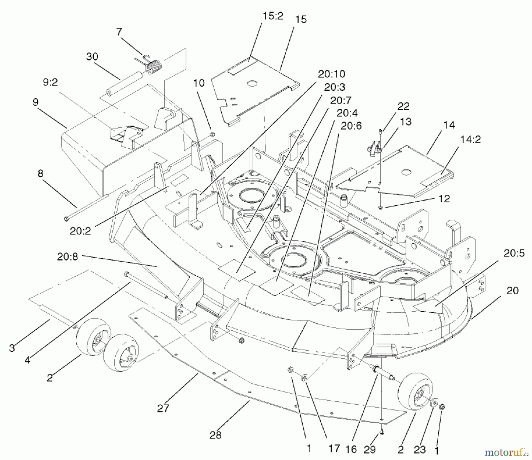  Zerto-Turn Mäher 74177 (Z150) - Toro Z Master Mower, 44