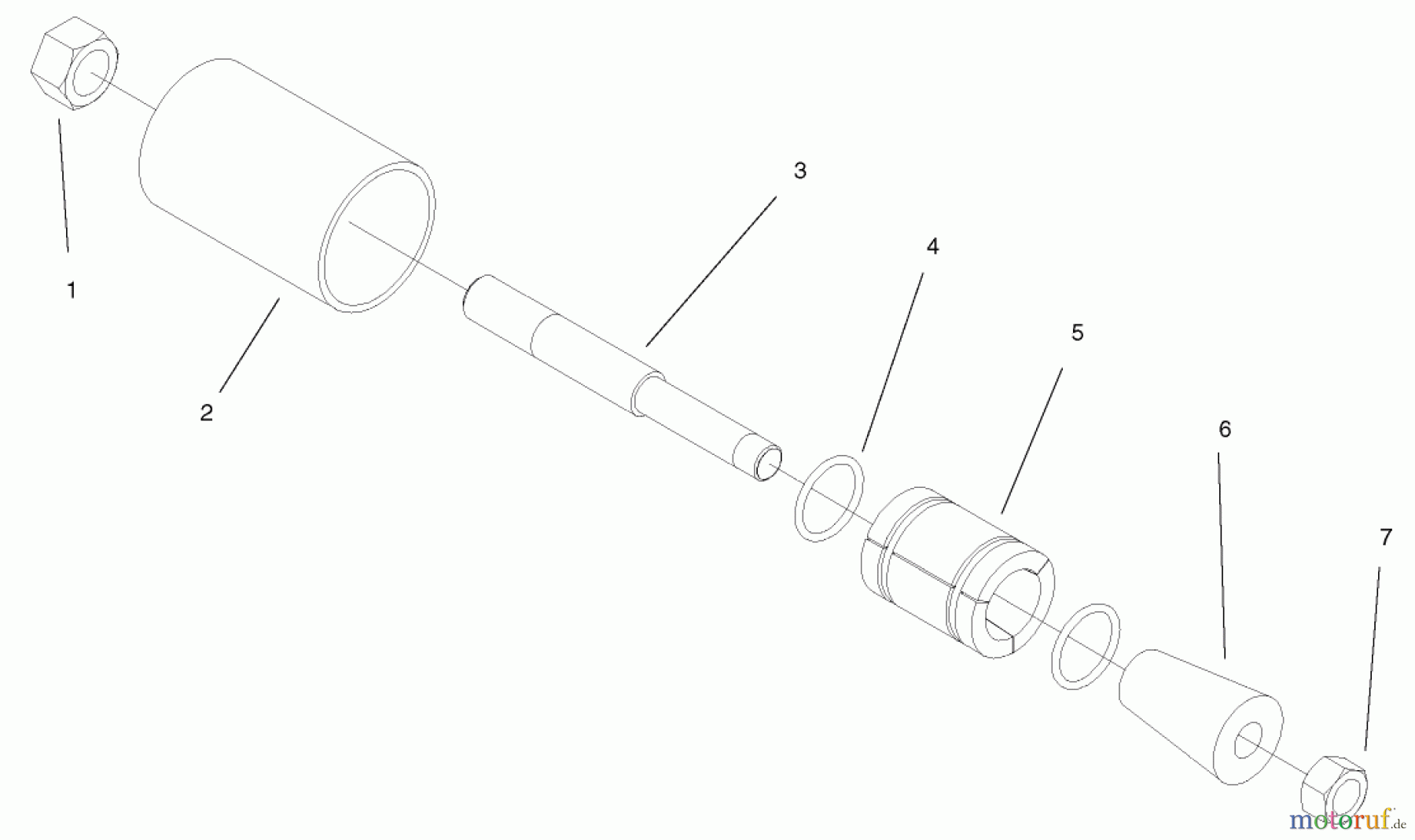  Compact Utility Attachments 22910 - Toro Vibratory Plow, Dingo Compact Utility Loaders (SN: 200000001 - 200999999) (2000) PULLER ASSEMBLY NO. 100-6290