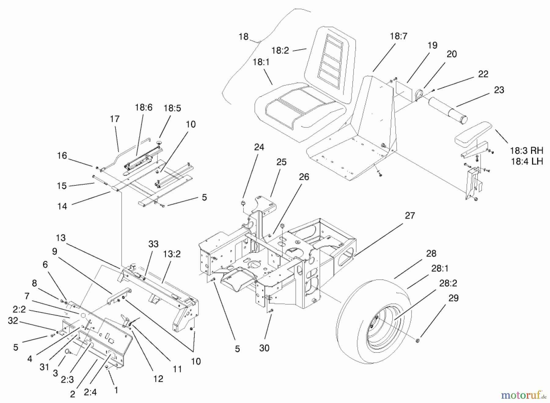  Zerto-Turn Mäher 74177 (Z150) - Toro Z Master Mower, 44