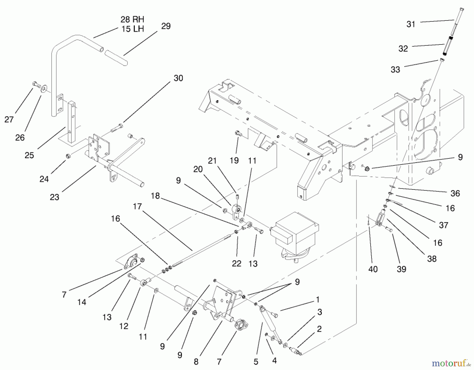  Zerto-Turn Mäher 74177 (Z150) - Toro Z Master Mower, 44