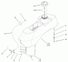 Zerto-Turn Mäher 74177 (Z150) - Toro Z Master Mower, 44" SFS Side Discharge Deck (SN: 230007001 - 230999999) (2003) Ersatzteile FUEL SYSTEM ASSEMBLY