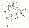 Zerto-Turn Mäher 74178 (Z150) - Toro Z Master Mower, 52" SFS Side Discharge Deck (SN: 210000001 - 210999999) (2001) Ersatzteile ENGINE CONTROLS ASSEMBLY