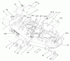 Zerto-Turn Mäher 74178 (Z150) - Toro Z Master Mower, 52" SFS Side Discharge Deck (SN: 220000001 - 220000312) (2002) Ersatzteile DECK ASSEMBLY