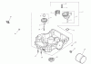 Zerto-Turn Mäher 74178 (Z150) - Toro Z Master Mower, 52" SFS Side Discharge Deck (SN: 220000001 - 220000312) (2002) Ersatzteile GROUP 3-OIL PAN/LUBRICATION ASSEMBLY KOHLER CV20S-PS65585