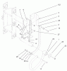 Compact Utility Attachments 22910 - Toro Vibratory Plow, Dingo Compact Utility Loaders (SN: 260000001 - 260999999) (2006) Ersatzteile INDICATING LEVER ASSEMBLY